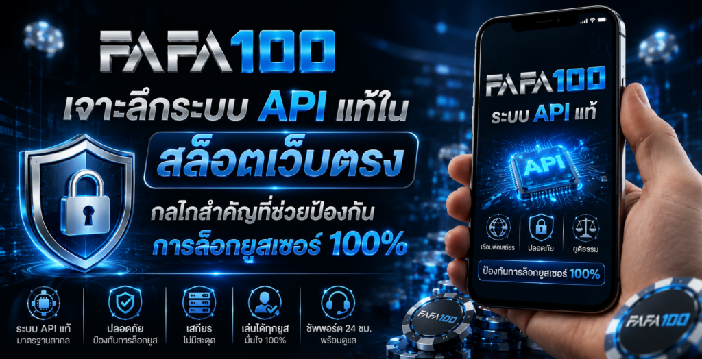 เจาะลึกระบบ API แท้ใน สล็อตเว็บตรง